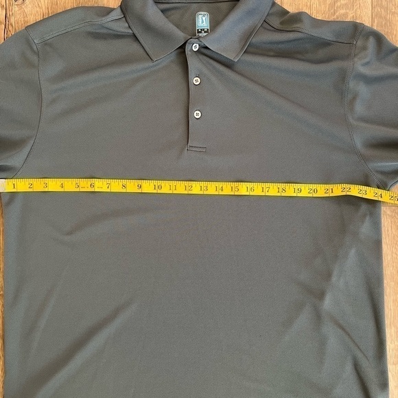 PGA Tour Long Sleeved Henley Polo Shirt - Picture 8 of 10